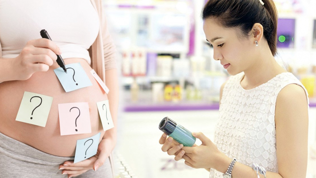 Sử dụng mỹ phẩm để làm đẹp khi mang thai, nên hay không?