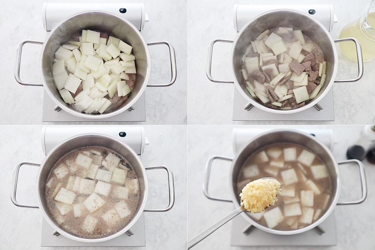 Nấu canh thịt bò thanh ngọt theo cách của người Hàn -  - Ảnh 4.