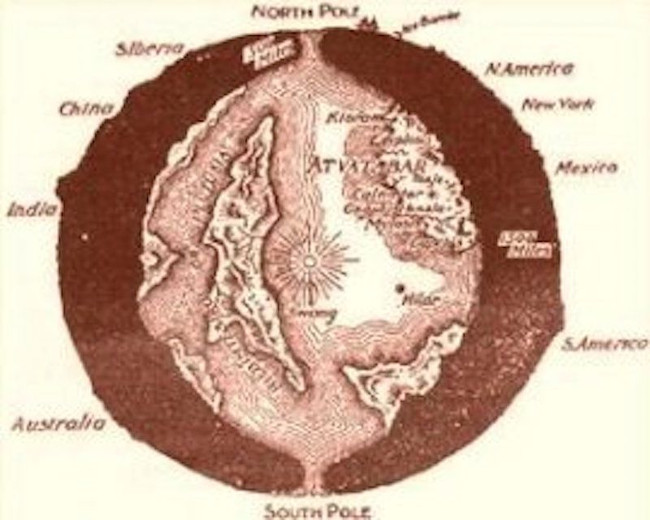 North Pole - giả thuyết về con đường dẫn đến tâm Trái Đất đã có từ lâu trong lịch sử.